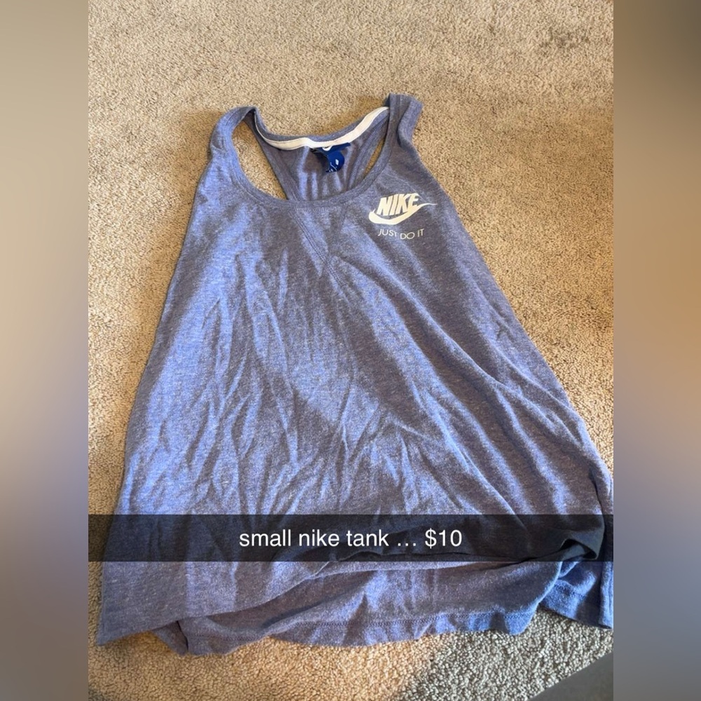 Nike Blue Tank Top